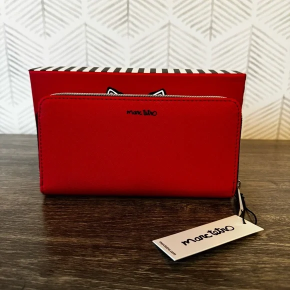 Marc Tetro Red Westie Terrier Wallet - NIB - Picture 2 of 4